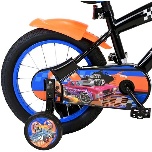 Volare dječji bicikl Hot Wheels 14", crni