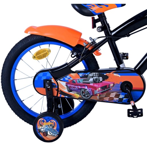 Volare dječji bicikl Hot Wheels 16", crni
