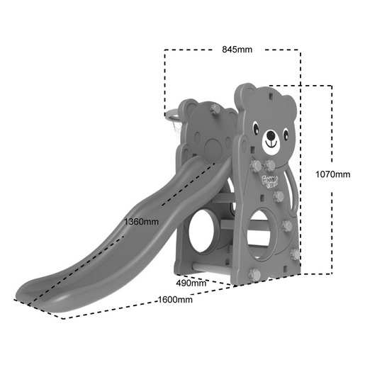 Joko igralište za bebe 3u1 tobogan s ljuljačkom