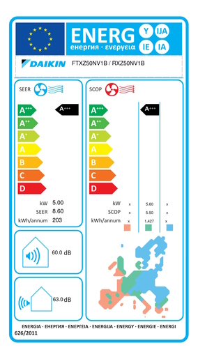 Daikin klima uređaj Ururu Sarara FTXZ50N/RXZ50N 5 kW