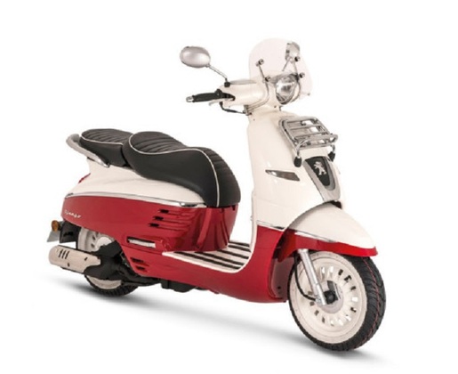 Peugeot skuter Django 125 4T E5 ABS - White/Red