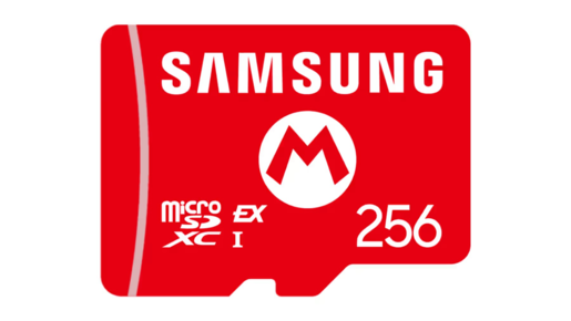 Nintendo Switch 2 Micro SD Card Samsung – Mario Logo