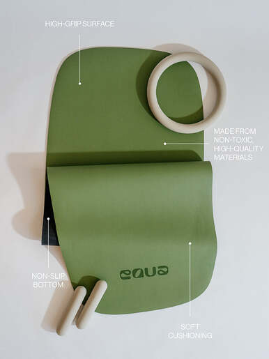 EQUA, prostirka za jogu, Calm Matcha