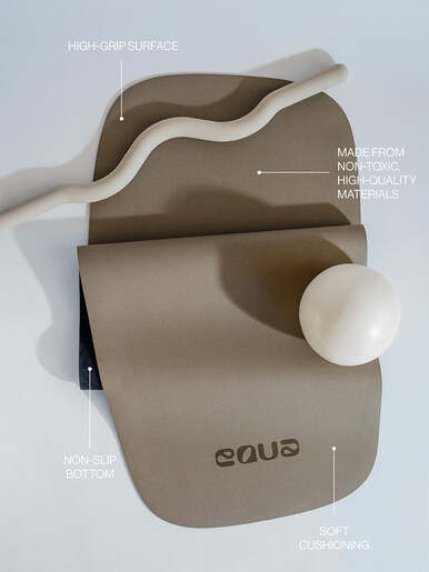 EQUA, prostirka za jogu, Soft Stone