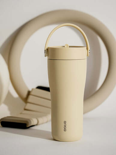 EQUA CARRY Cup, termo šalica od nehrđajućeg čelika za čaj/kavu, 600ml, Butter