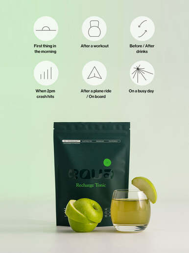 EQUA, Recharge Tonic, kisela jabuka, 20/1