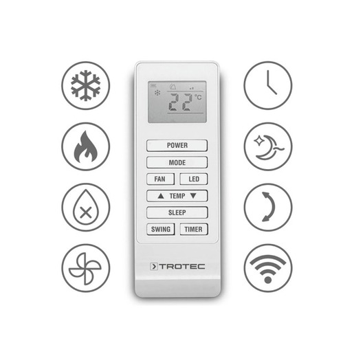 Trotec klima uređaj bez vanjske jedinice PAC-W 2200 S 2,2 kW