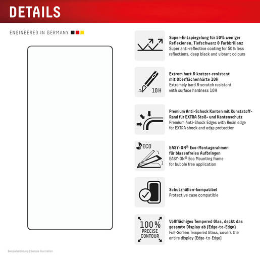 Zaštitno staklo DISPLEX Premium Glass Full Cover za Samsung Galaxy S25 Ultra