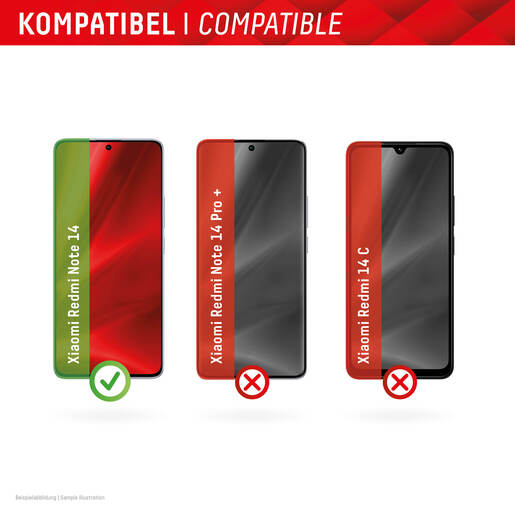 Zaštitno staklo DISPLEX Smart Glass 2D za Xiaomi Redmi Note 14