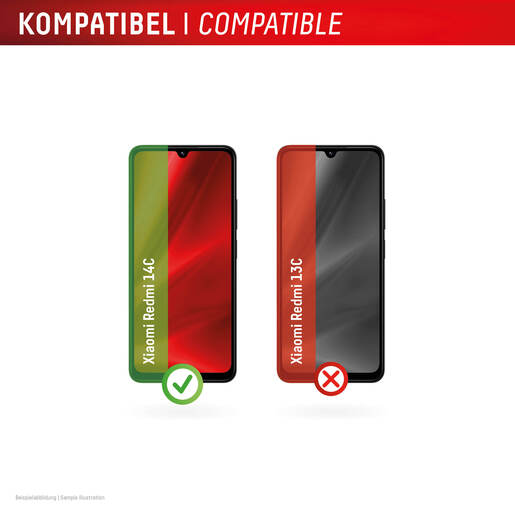 Zaštitno staklo DISPLEX Smart Glass 2D za Xiaomi Redmi 14C