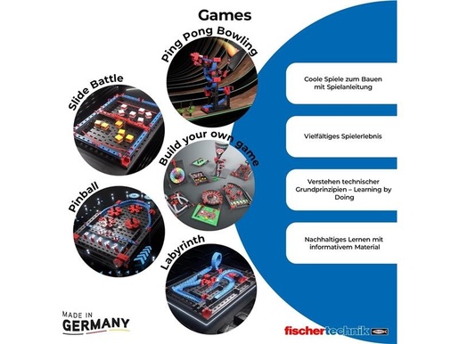 Fischertechnik slagalica STEM, 304 dijelova, 7+, Set 8 Igara
