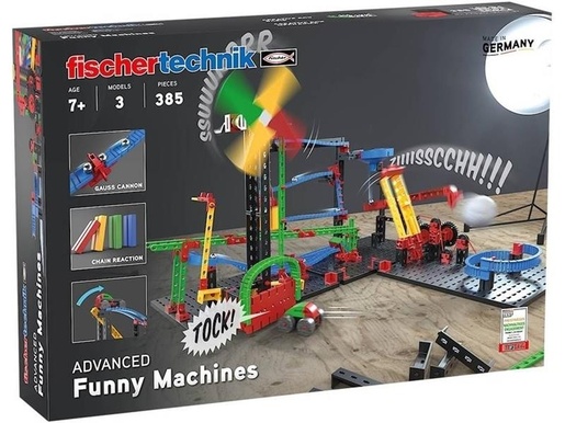 Fischertechnik slagalica STEM, 385 dijelova, 7+, Funny Machines