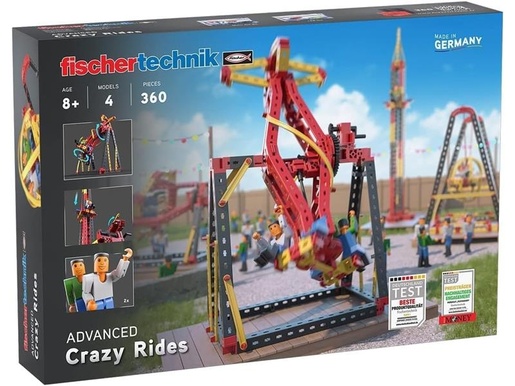 Fischertechnik slagalica STEM, 360 dijelova, 8+, Crazy Rides