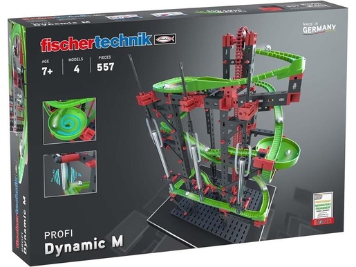 Fischertechnik slagalica STEM, 557 dijelova, 7+, staza za kuglice Dynamic M