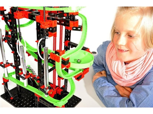 Fischertechnik slagalica STEM, 557 dijelova, 7+, staza za kuglice Dynamic M