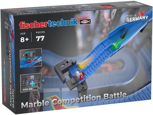 Fischertechnik slagalica STEM, 77 dijelova, 8+, Utrka Kuglica - dodatak : dvoboj