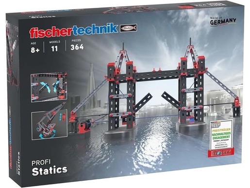 Fischertechnik slagalica STEM, 364 dijelova, 8+, Statika
