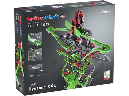 Fischertechnik slagalica STEM, 1365 dijelova, 9+, staza za kuglice Dynamic XXL