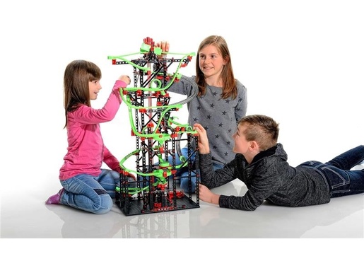 Fischertechnik slagalica STEM, 1365 dijelova, 9+, staza za kuglice Dynamic XXL
