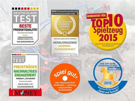 Fischertechnik slagalica STEM, 207 dijelova, 8+, PNEUMATIC POWER