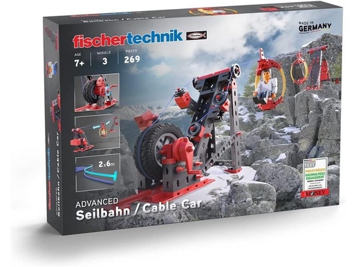 Fischertechnik slagalica STEM, 269 dijelova, 7+, Žičara