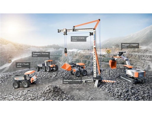 Fischertechnik slagalica STEM, 58 dijelova, 7+, Traktor