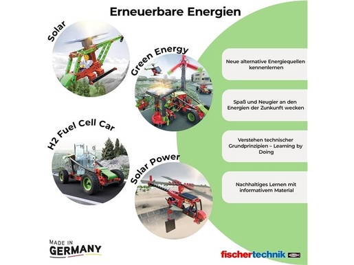 Fischertechnik slagalica STEM, 80 dijelova, 8+, Solar