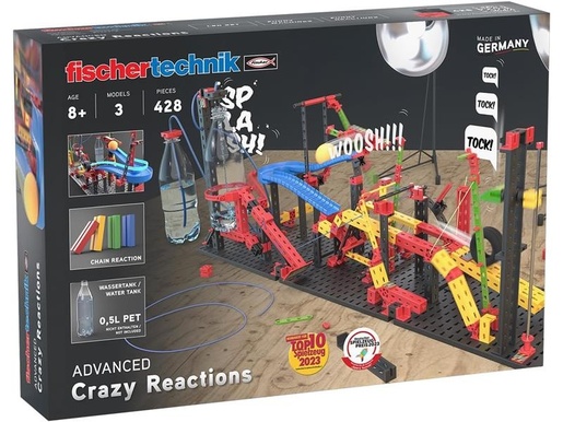 Fischertechnik slagalica STEM, 428 dijelova, 7+, Crazy Reactions