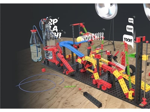 Fischertechnik slagalica STEM, 428 dijelova, 7+, Crazy Reactions