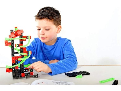 Fischertechnik slagalica STEM, 140 dijelova, 7+, staza za kuglice Dynamic S