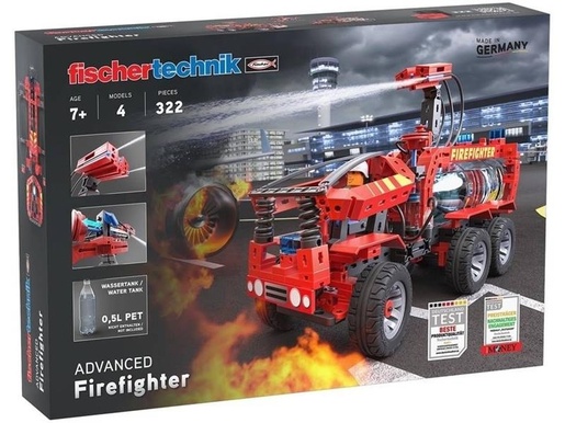 Fischertechnik slagalica STEM, 322 dijelova, 7+, Vatrogasac