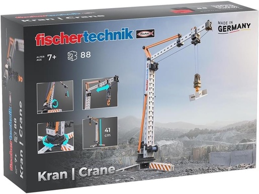 Fischertechnik slagalica STEM, 72 dijelova, 8+, Dizalica