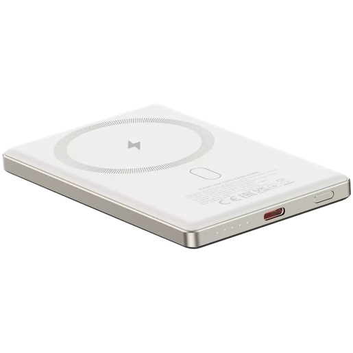 CANYON power bank OnPower 505, slim, Magsafe, 5000 mAh, bež