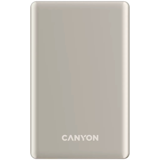 CANYON power bank OnPower 510, slim, Magsafe, 10000 mAh, bež