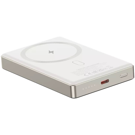 CANYON power bank OnPower 510, slim, Magsafe, 10000 mAh, bež