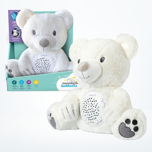 Moonlight Buddiezzz - Polarni medvjed interaktivni plišanac, 30 cm