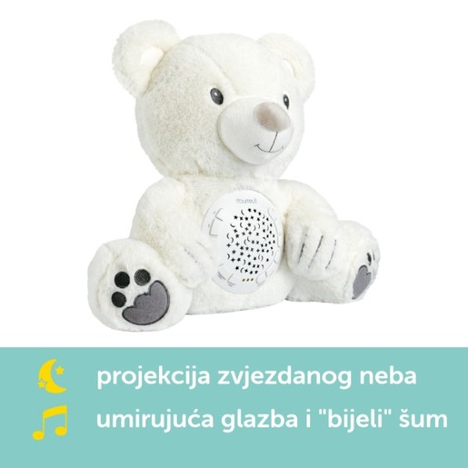 Moonlight Buddiezzz - Polarni medvjed interaktivni plišanac, 30 cm