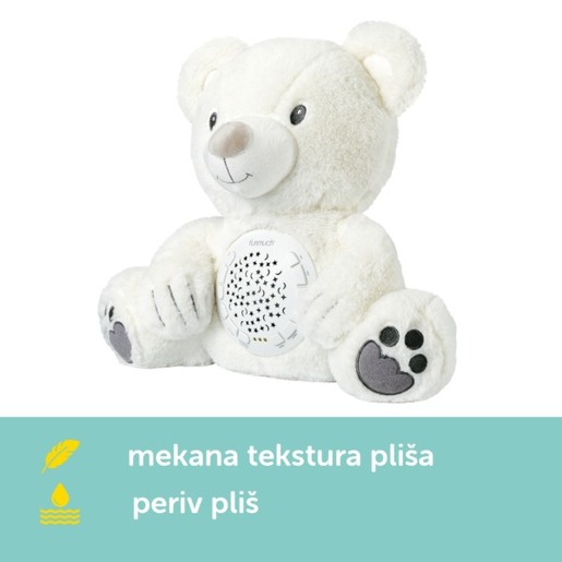 Moonlight Buddiezzz - Polarni medvjed interaktivni plišanac, 30 cm