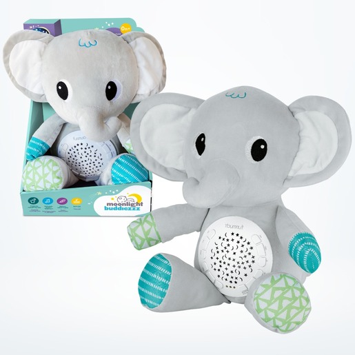 Moonlight Buddiezzz - Slon interaktivni plišanac, 30 cm