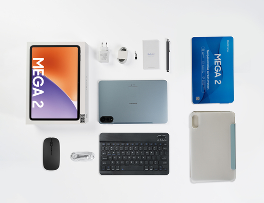 Blackview Mega 2 12/256GB LTE, 12 inch, siva, gratis preklopna torbica, stylus olovka, tipkovnica, bežični miš, punjač, slušalice