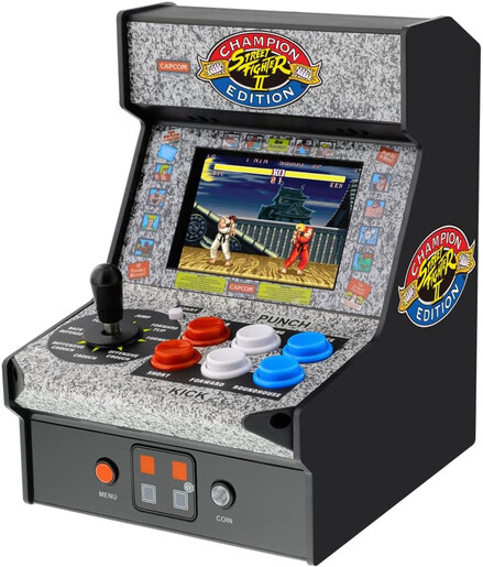 My Arcade Micro Player 7.5" Street Fighter II Champion Edition Collectible Retro (Premium Edition)