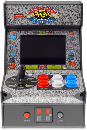 My Arcade Micro Player 7.5" Street Fighter II Champion Edition Collectible Retro (Premium Edition)