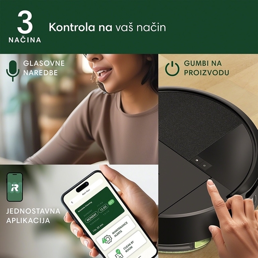 iRobot robotski usisavač Roomba 205 DustCompactor Combo, crni