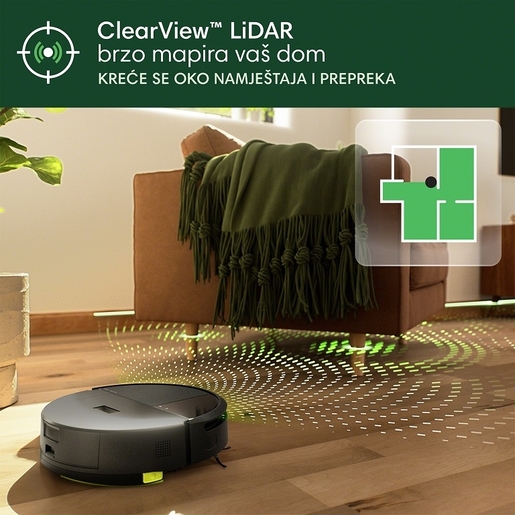 iRobot robotski usisavač Roomba 205 DustCompactor Combo, crni