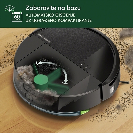 iRobot robotski usisavač Roomba 205 DustCompactor Combo, crni