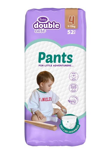 Violeta Double Care pants MAXI, vel. 4 (9-15 kg, 52 kom)