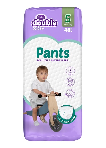 Violeta Double Care pants JUNIOR, vel. 5 (12-17kg, 48 kom)