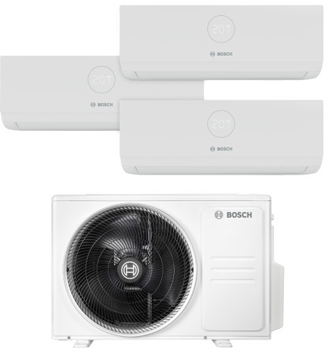 Bosch Climate paket Trial, Climate 5000M 79/2 E + 2x3000i unutarnja 2,6kW + 3000i unutarnja 3,5kW