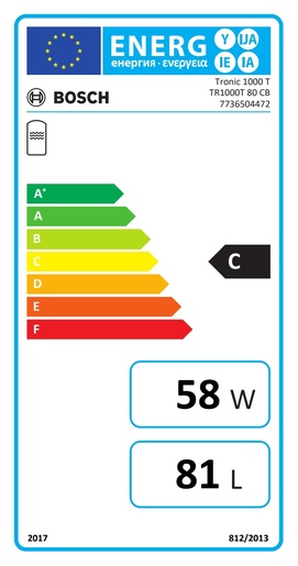 Bosch bojler TR1000T 80 CB