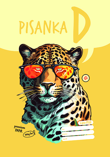 Pisanka D LIPA MILL, B5 linije, 48 listova, meki uvez